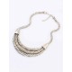 Occident Hyperbolic Personality Semi-arc alloy Hot Sale Necklace