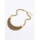 Occident Hyperbolic Personality Semi-arc alloy Hot Sale Necklace