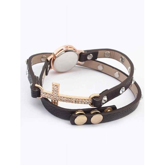 Occident Punk Retro Cross Hot Sale Bracelets Watch