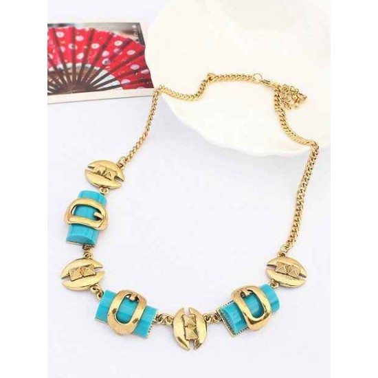 Occident Personality Metallic Hyperbolic Geometry Hot Sale Necklace