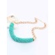 Occident Stylish Multicolor Seed Pearls Handwork Round Tube Hot Sale Necklace