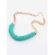 Occident Stylish Multicolor Seed Pearls Handwork Round Tube Hot Sale Necklace