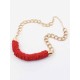 Occident Stylish Multicolor Seed Pearls Handwork Round Tube Hot Sale Necklace