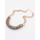 Occident Stylish Multicolor Seed Pearls Handwork Round Tube Hot Sale Necklace