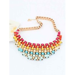 Occident Hyperbolic Colorful Stylish Street shooting All-match Hot Sale Necklace