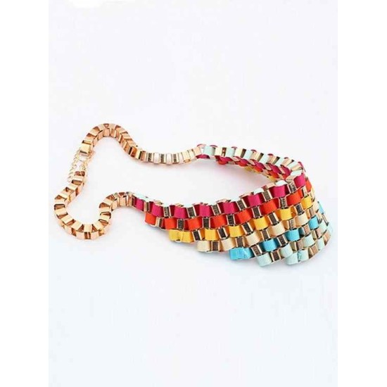 Occident Hyperbolic Colorful Stylish Street shooting All-match Hot Sale Necklace