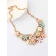 Korean version Sweet Fresh Flowers Metallic Hot Sale Necklace