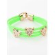 Occident Candy colors Summer All-match Leopard head Hot Sale Bracelets