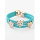 Occident Candy colors Summer All-match Leopard head Hot Sale Bracelets