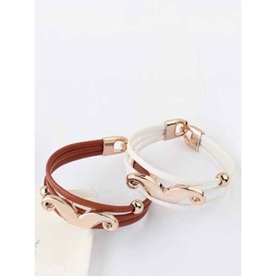 Occident Fluorescent colors Major suit Mustache Hot Sale Bracelets