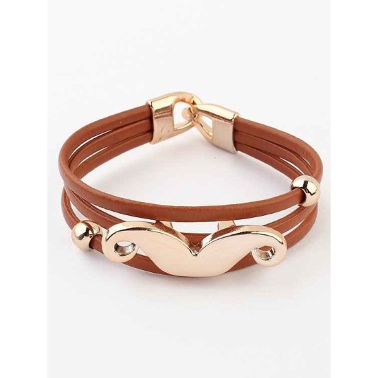 Occident Fluorescent colors Major suit Mustache Hot Sale Bracelets