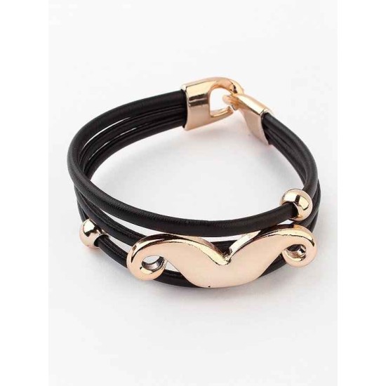 Occident Fluorescent colors Major suit Mustache Hot Sale Bracelets