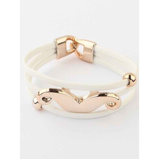 Occident Fluorescent colors Major suit Mustache Hot Sale Bracelets
