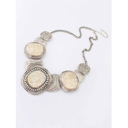 Occident Hyperbolic Retro New Colored stones Hot Sale Necklace