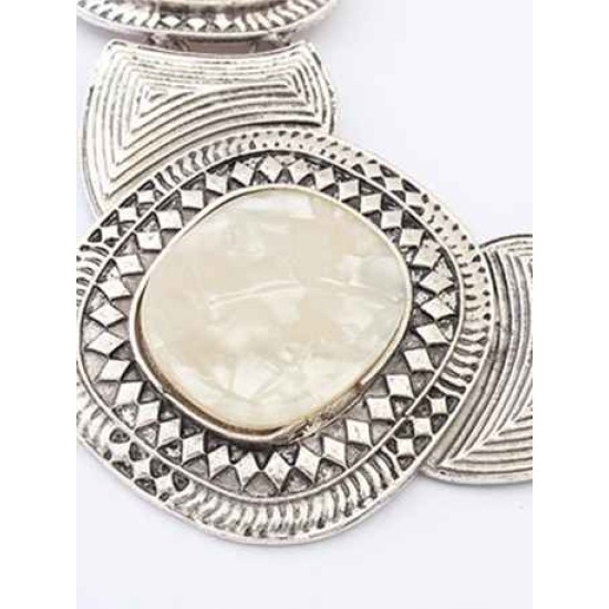Occident Hyperbolic Retro New Colored stones Hot Sale Necklace
