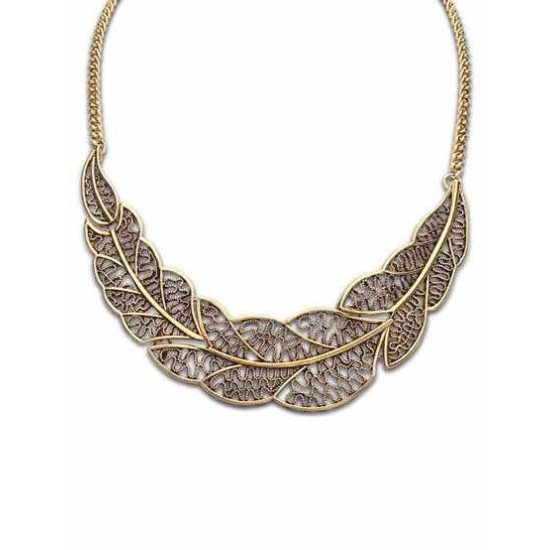 Occident Foreign orders Simple Hollow Tree leaf Hot Sale Necklace