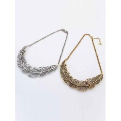 Occident Foreign orders Simple Hollow Tree leaf Hot Sale Necklace