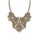Occident Exotic Metallic flower pattern Hot Sale Necklace