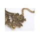 Occident Exotic Metallic flower pattern Hot Sale Necklace