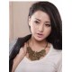 Occident Exotic Metallic flower pattern Hot Sale Necklace