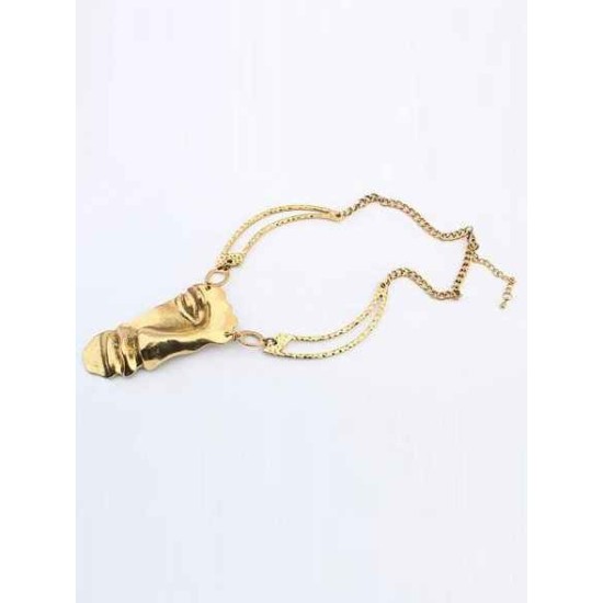 Occident Hyperbolic Punk Mask Personality Hot Sale Necklace