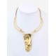 Occident Hyperbolic Punk Mask Personality Hot Sale Necklace