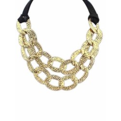 Occident Hyperbolic Metallic Hollow Personality Hot Sale Necklace