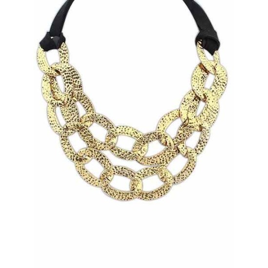 Occident Hyperbolic Metallic Hollow Personality Hot Sale Necklace