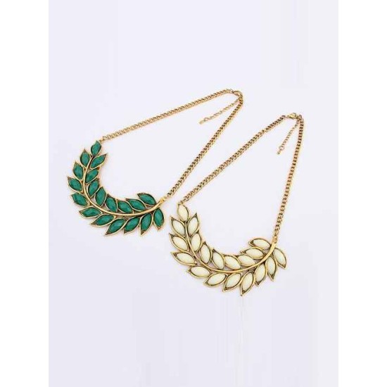 Occident New Bohemia Tree leaf Hot Sale Necklace