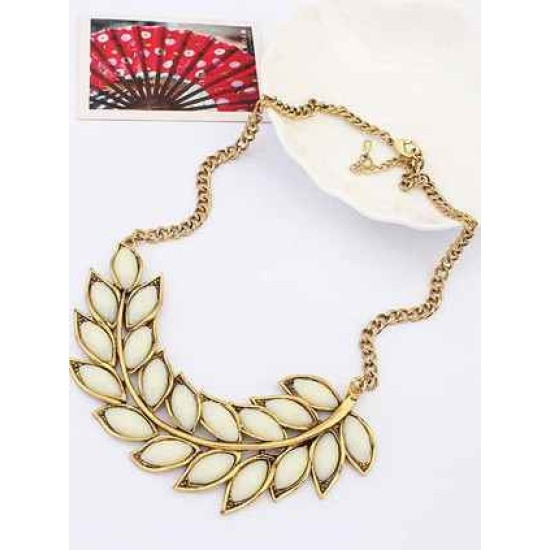 Occident New Bohemia Tree leaf Hot Sale Necklace