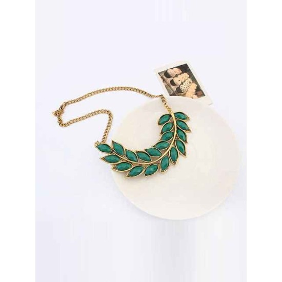 Occident New Bohemia Tree leaf Hot Sale Necklace