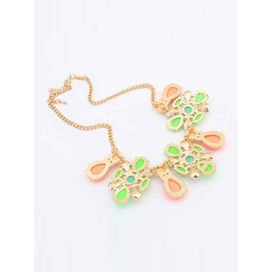 Occident Street shooting Collision color Exquisite Simple Hot Sale Necklace