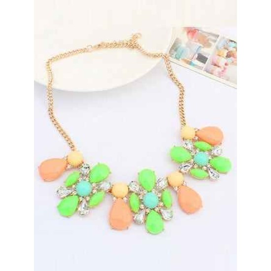 Occident Street shooting Collision color Exquisite Simple Hot Sale Necklace
