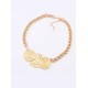 Occident Trendy Punk Stylish Round Plate Hot Sale Necklace