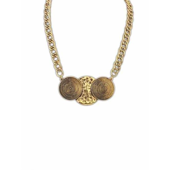 Occident Trendy Punk Stylish Round Plate Hot Sale Necklace