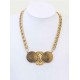 Occident Trendy Punk Stylish Round Plate Hot Sale Necklace
