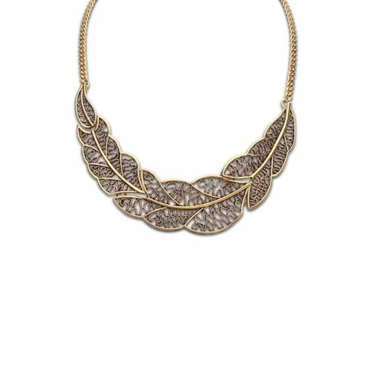 Occident Foreign Orders Simple Hollow Tree Leaf Hot Sale Necklace