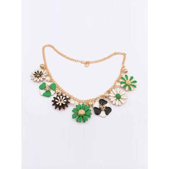 Occident Celebutante Luxurious Flowers Daisy Hot Sale Necklace