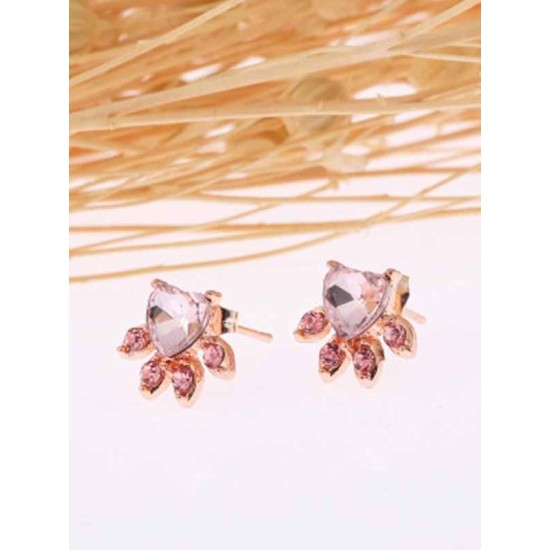 Brilliant Alloy With Zircon Earrings For Women